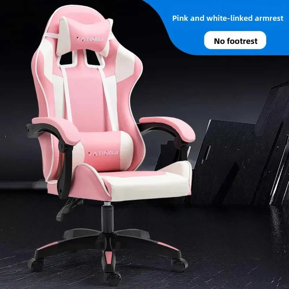 Gaming Gaming Chair Ergonomic Comfortable Leather Gaming Chair Reclining Lifting High Back Rotating Racing Gaming Chair