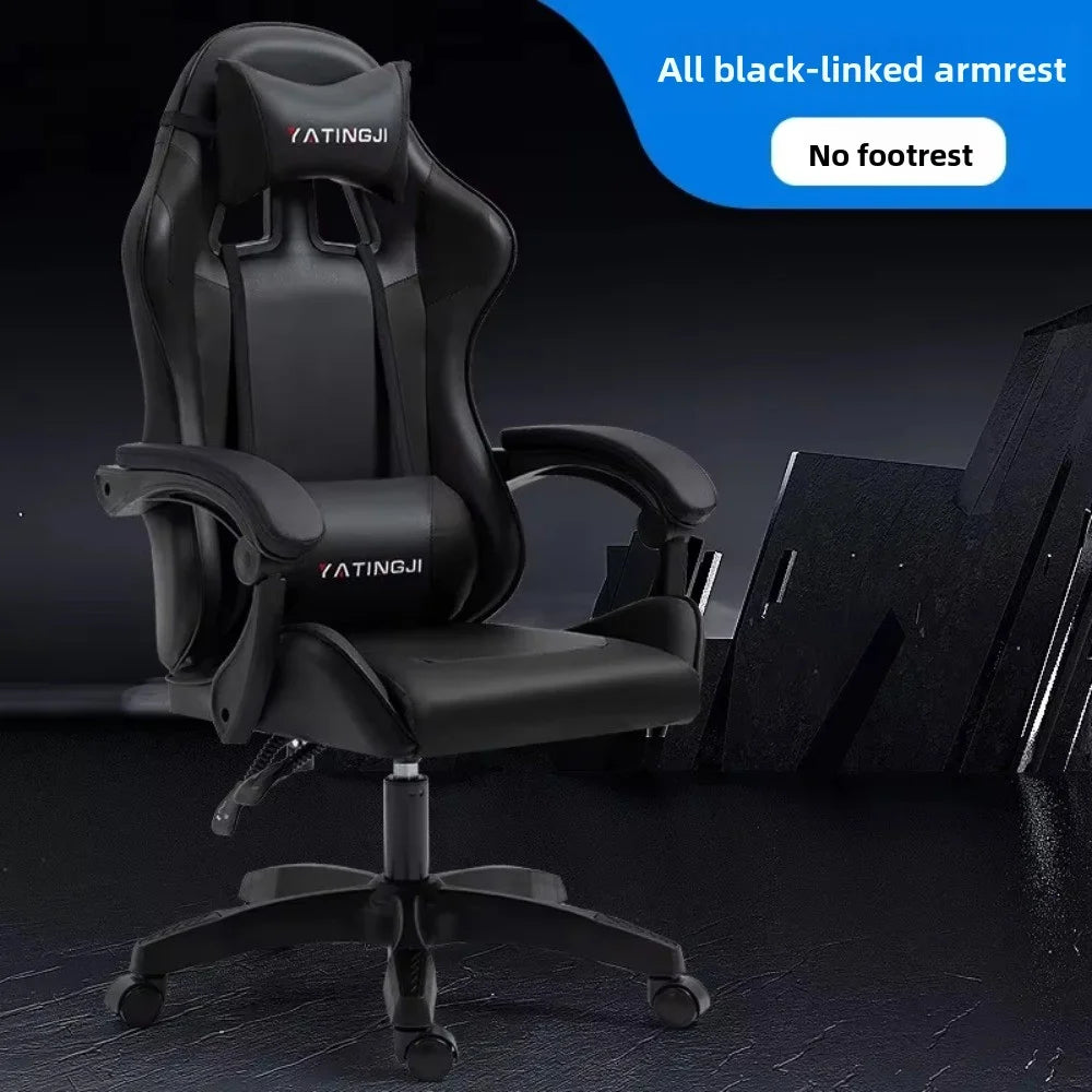 Gaming Gaming Chair Ergonomic Comfortable Leather Gaming Chair Reclining Lifting High Back Rotating Racing Gaming Chair